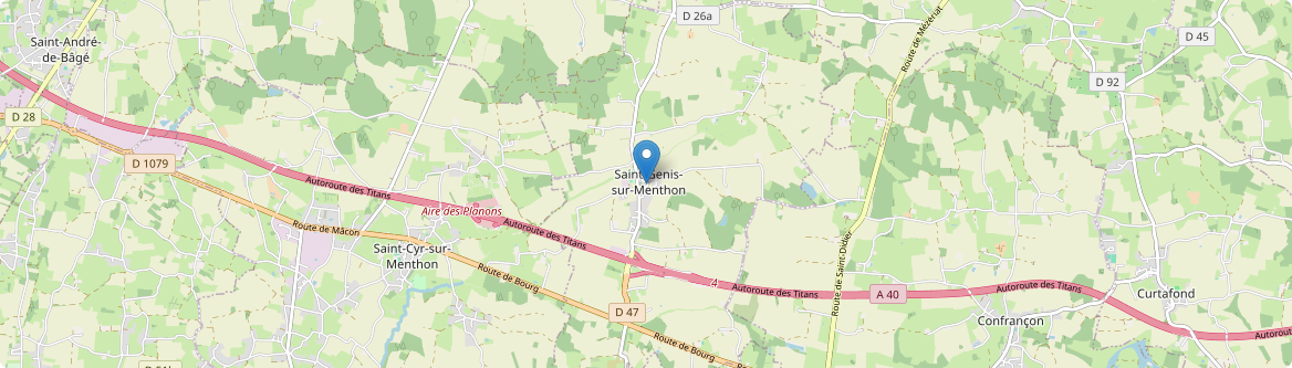 Saint-Genis-sur-Menthon - Carte