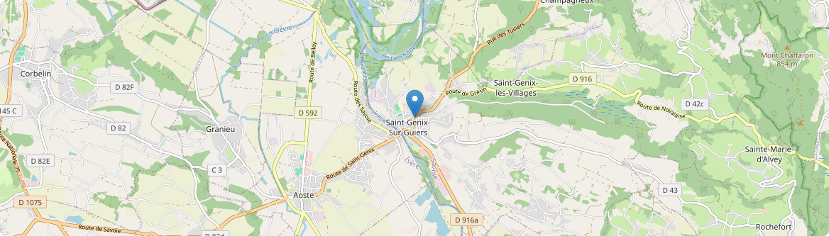 Saint-Genix-les-Villages - Carte