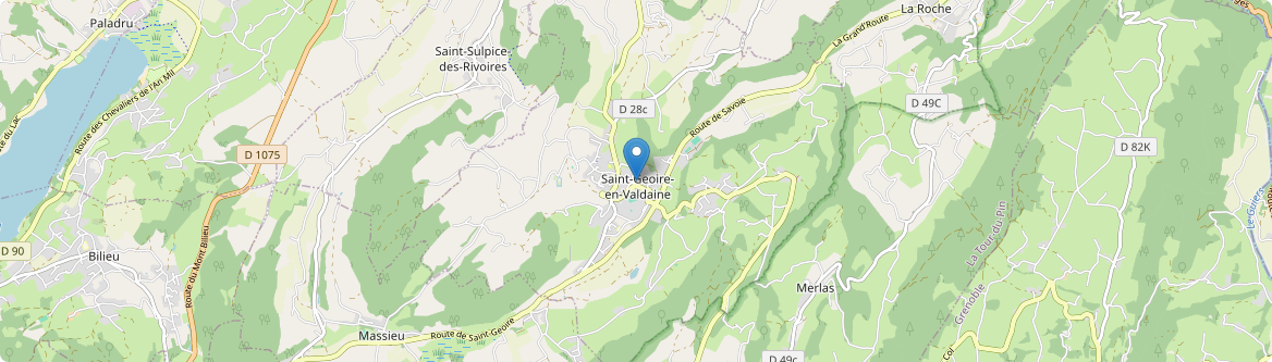 Saint-Geoire-en-Valdaine - Carte