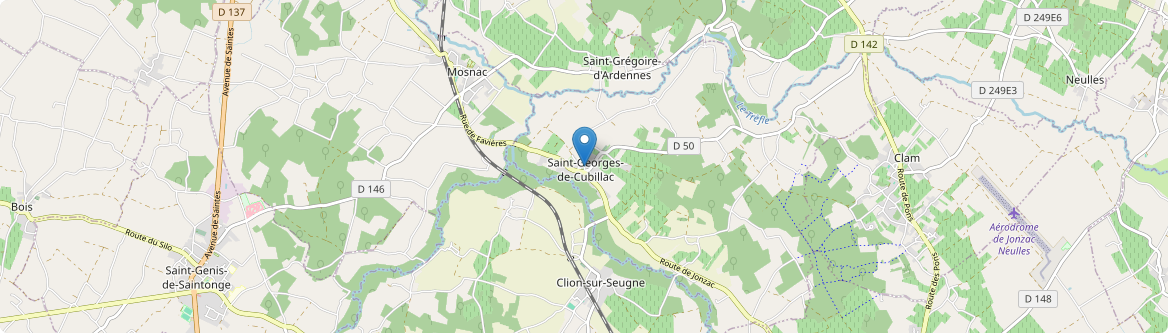 Saint-Georges-Antignac - Carte