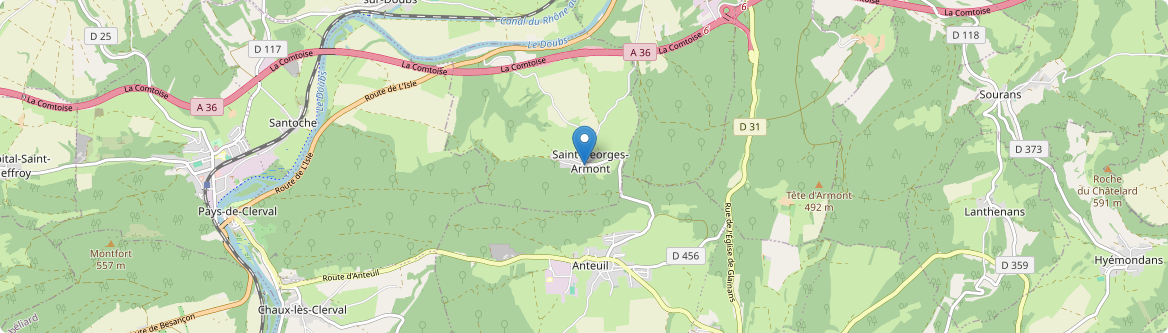 Saint-Georges-Armont - Carte