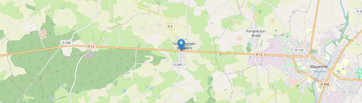 Saint-Georges-Buttavent - Carte