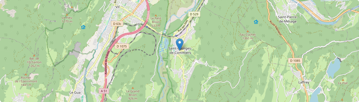 Saint-Georges-de-Commiers - Carte