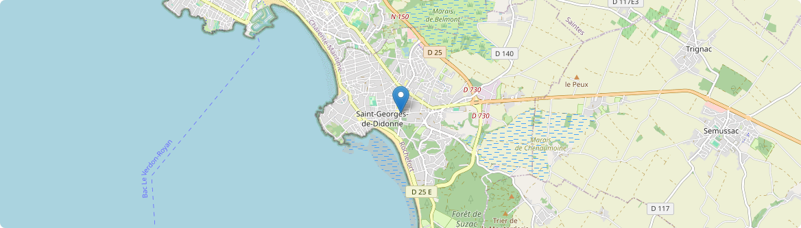 Saint-Georges-de-Didonne - Carte