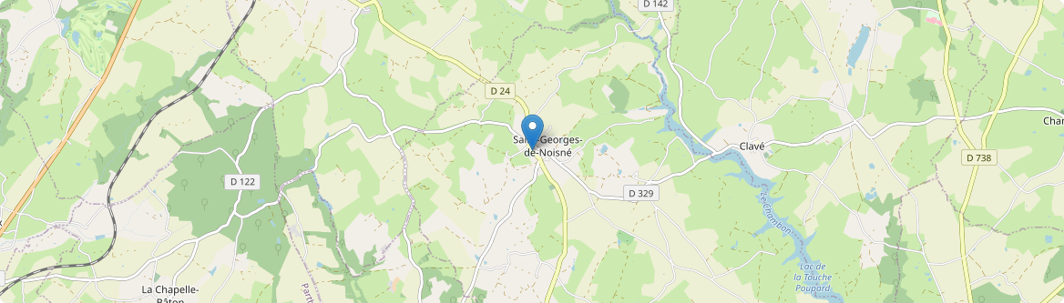 Saint-Georges-de-Noisné - Carte