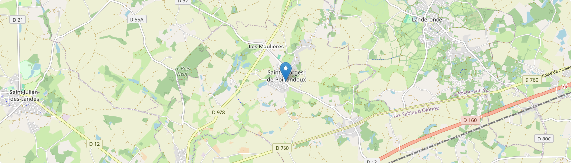 Saint-Georges-de-Pointindoux - Carte