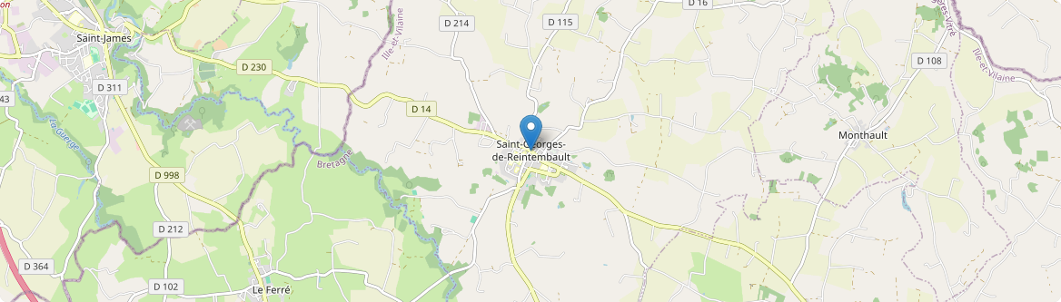 Saint-Georges-de-Reintembault - Carte