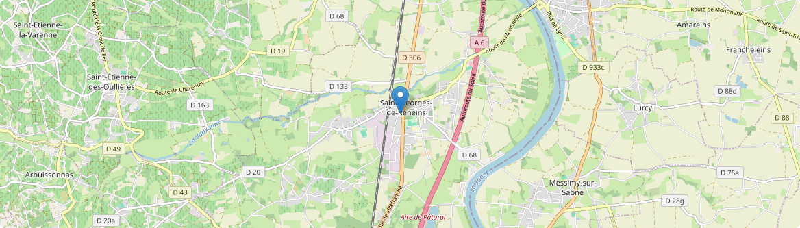 Saint-Georges-de-Reneins - Carte