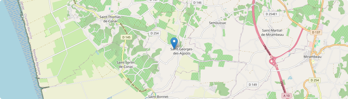 Saint-Georges-des-Agoûts - Carte