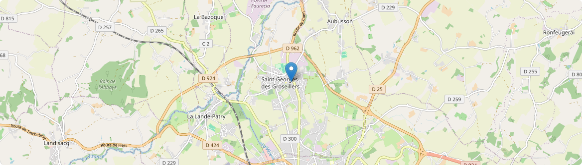 Saint-Georges-des-Groseillers - Carte