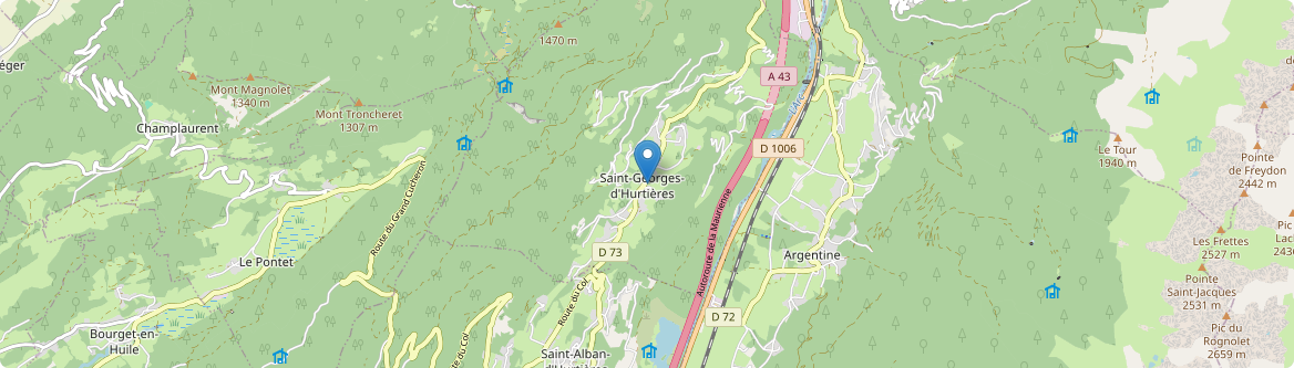 Saint-Georges-d'Hurtières - Carte
