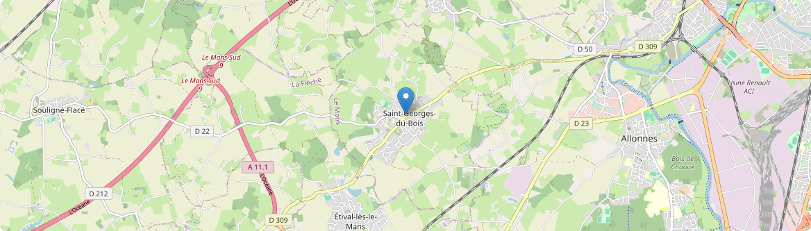 Saint-Georges-du-Bois - Carte