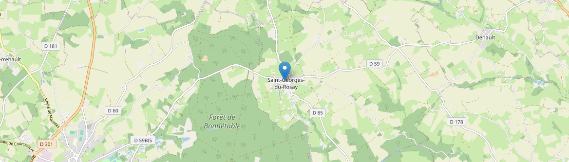 Saint-Georges-du-Rosay - Carte