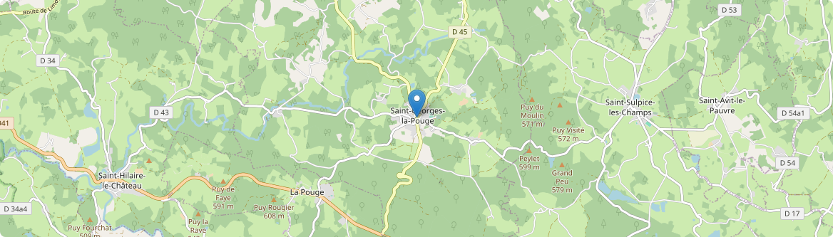 Saint-Georges-la-Pouge - Carte