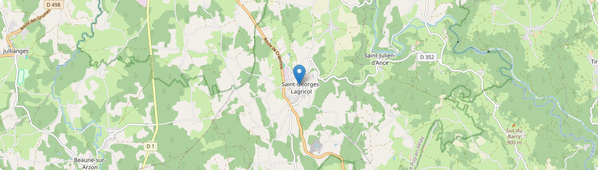 Saint-Georges-Lagricol - Carte