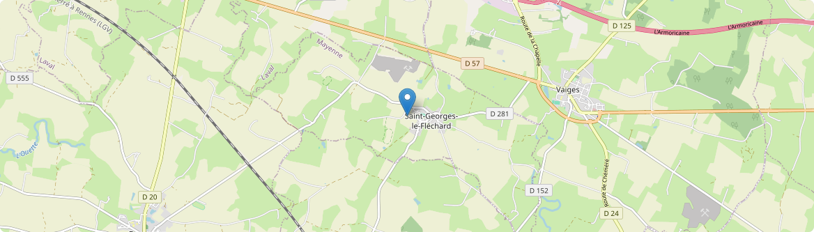 Saint-Georges-le-Fléchard - Carte