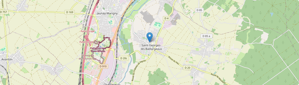 Saint-Georges-lès-Baillargeaux - Carte