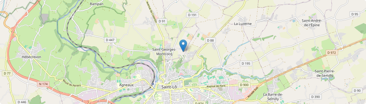 Saint-Georges-Montcocq - Carte