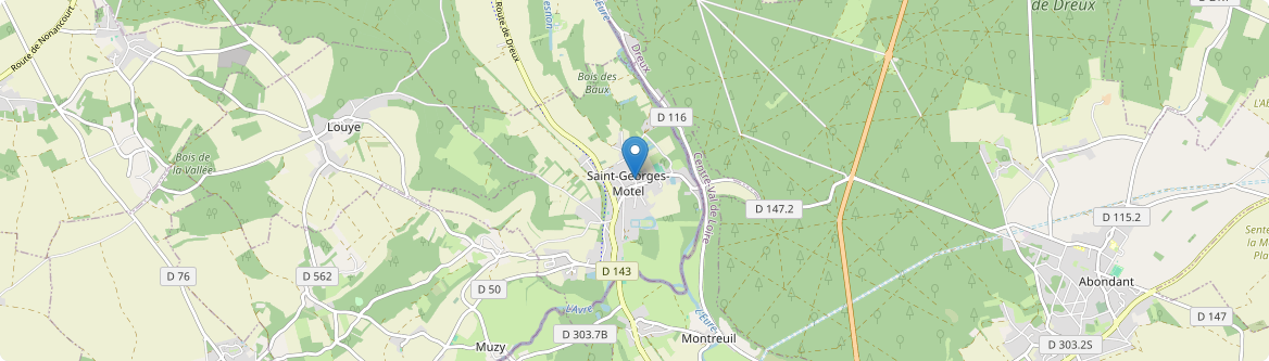 Saint-Georges-Motel - Carte