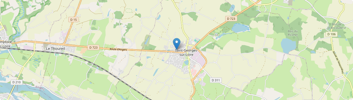 Saint-Georges-sur-Loire - Carte
