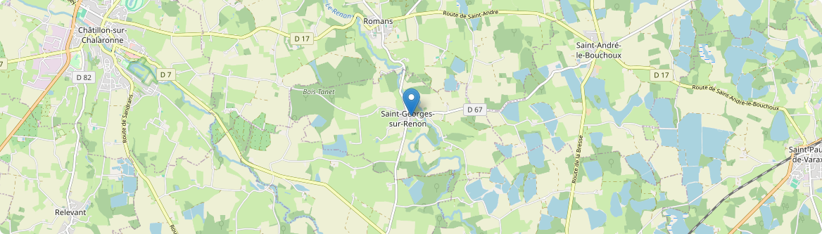 Saint-Georges-sur-Renon - Carte