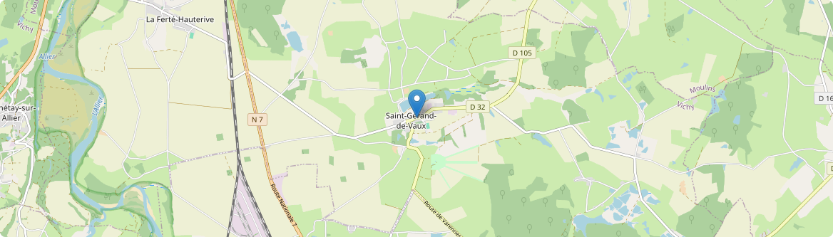 Saint-Gérand-de-Vaux - Carte