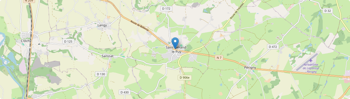 Saint-Gérand-le-Puy - Carte