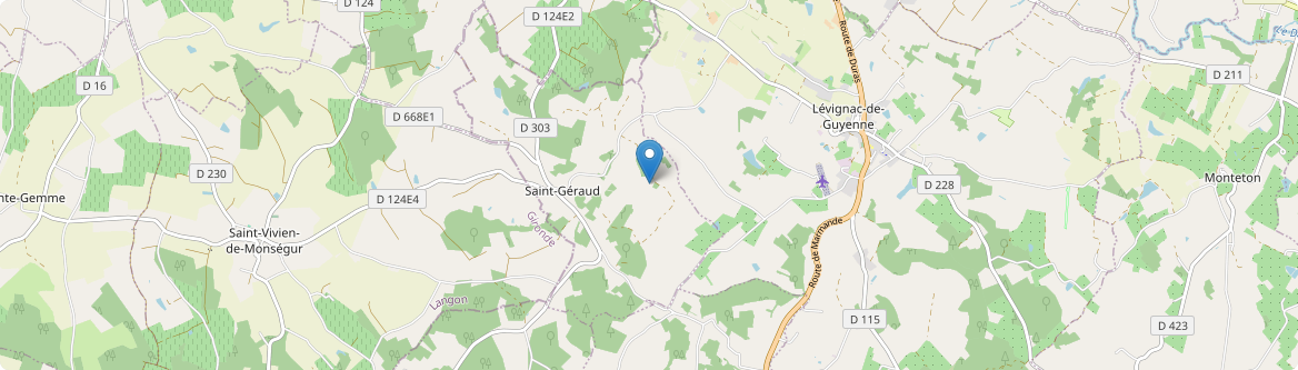 Saint-Géraud - Carte