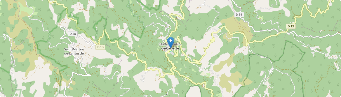 Saint-Germain-de-Calberte - Carte