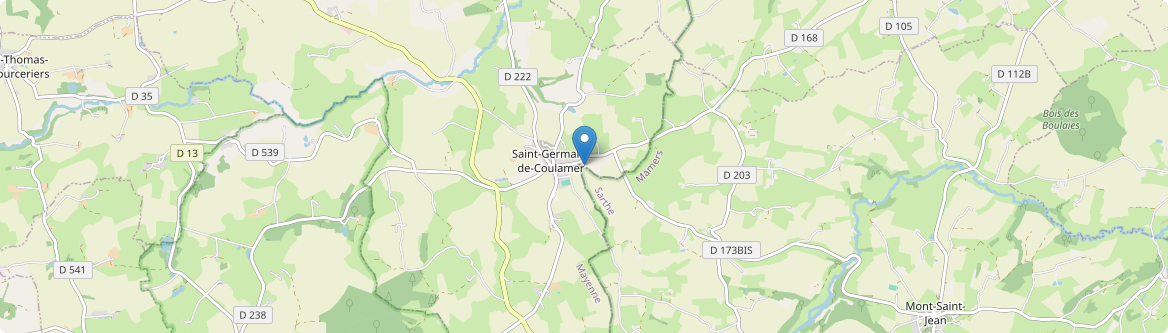 Saint-Germain-de-Coulamer - Carte