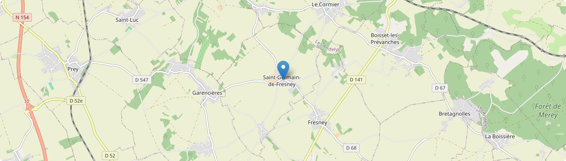 Saint-Germain-de-Fresney - Carte