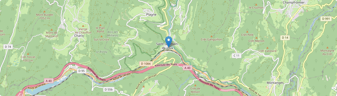 Saint-Germain-de-Joux - Carte