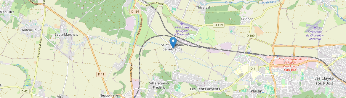 Saint-Germain-de-la-Grange - Carte
