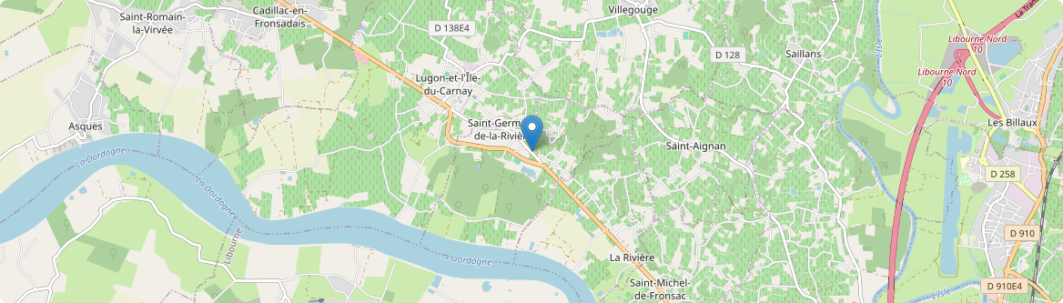 Saint-Germain-de-la-Rivière - Carte