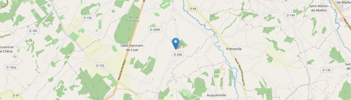 Saint-Germain-de-Livet - Carte