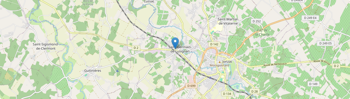 Saint-Germain-de-Lusignan - Carte