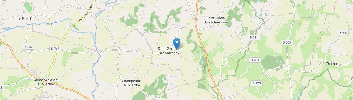 Saint-Germain-de-Martigny - Carte
