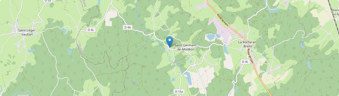 Saint-Germain-de-Modéon - Carte