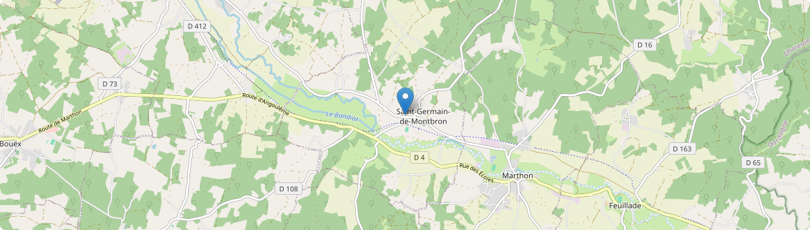 Saint-Germain-de-Montbron - Carte