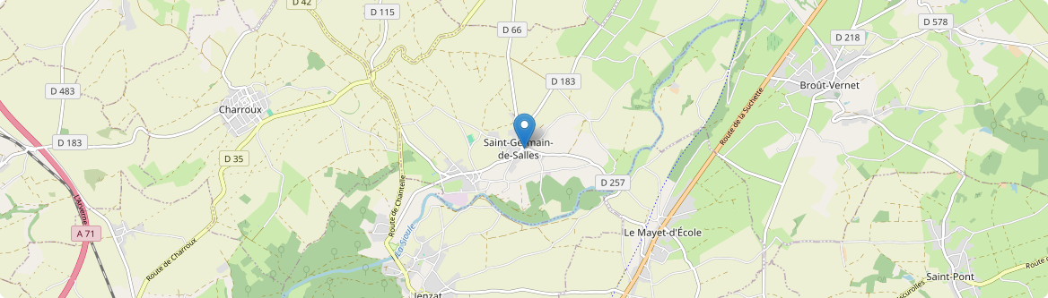 Saint-Germain-de-Salles - Carte