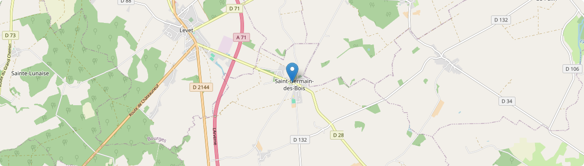 Saint-Germain-des-Bois - Carte