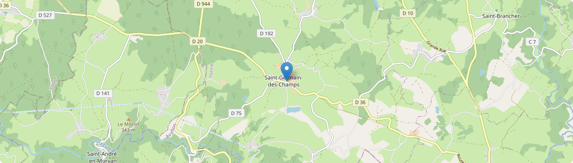 Saint-Germain-des-Champs - Carte