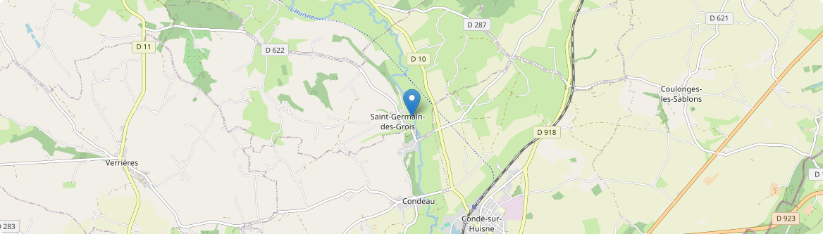 Saint-Germain-des-Grois - Carte