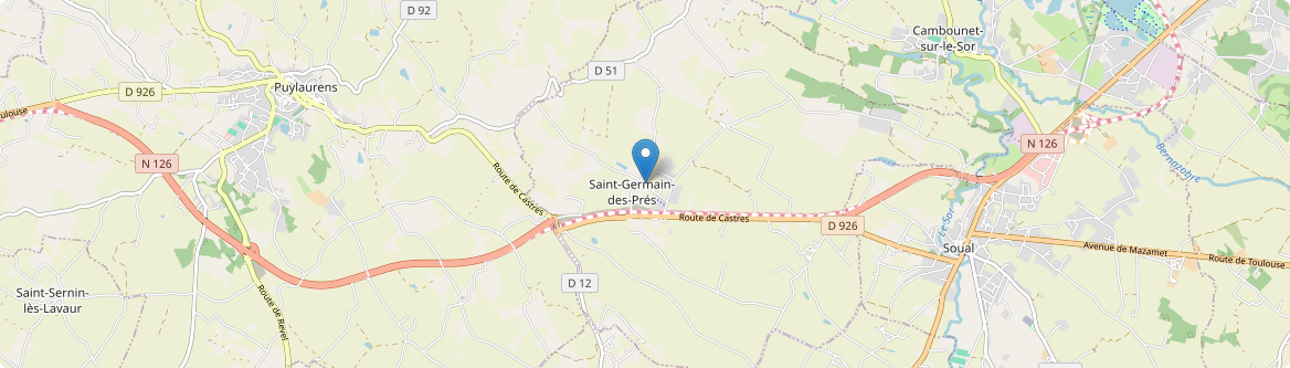 Saint-Germain-des-Prés - Carte
