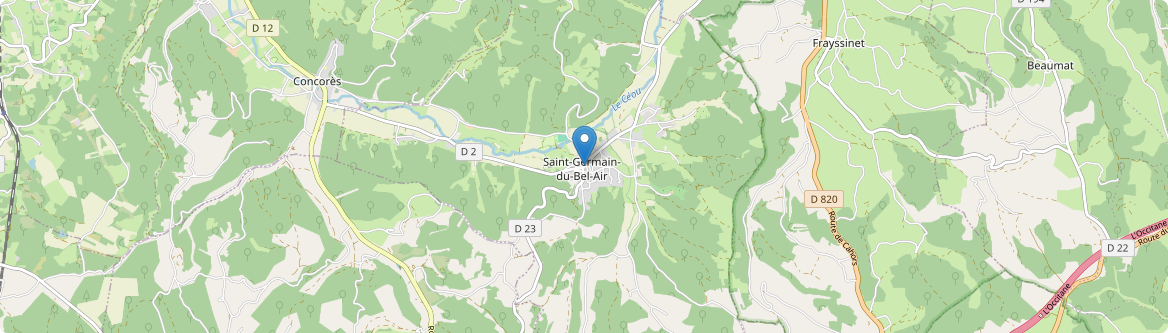 Saint-Germain-du-Bel-Air - Carte