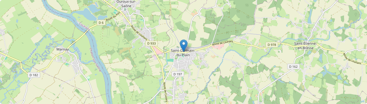 Saint-Germain-du-Plain - Carte