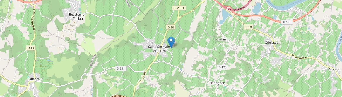 Saint-Germain-du-Puch - Carte