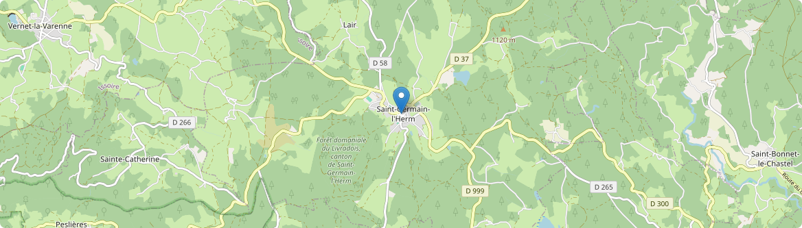Saint-Germain-l'Herm - Carte