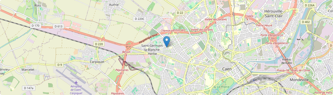 Saint-Germain-la-Blanche-Herbe - Carte