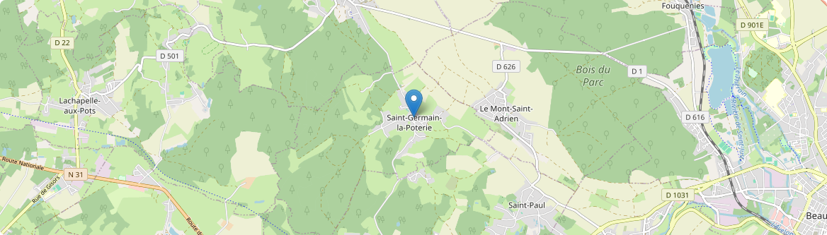 Saint-Germain-la-Poterie - Carte